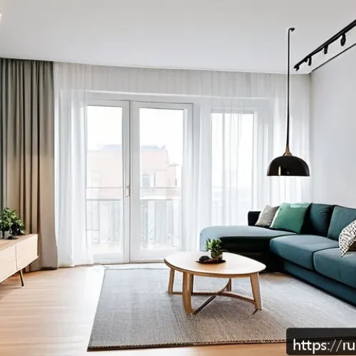 Home 30 홈디자인 창업 준비와 주의사항 - A modern Russian apartment interior in a new residential building, designed for a young family seeki...